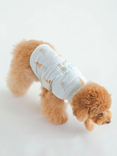 CAT&DOG Ice Pattern COOL Pet Clothes gelato pique