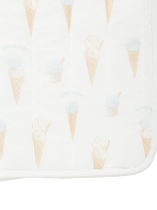 Patterned ice cream cooling mat for pets by CAT&DOG, featuring colorful cone designs to keep pets cool and stylish.