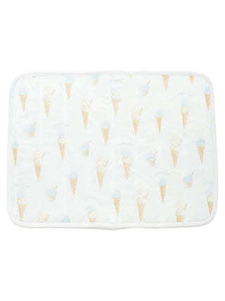 CAT&DOG Ice Cream Motif Cooling Mat in BLUE, Premium Pet Accessories for fur dog and cats at Gelato Pique USA.