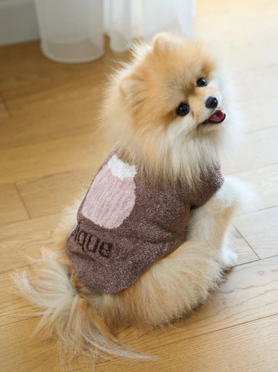 CAT&DOG Cupcake Sleeveless Pet Clothes gelato pique