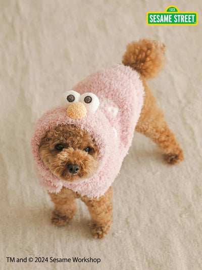 【SESAME STREET】【CAT & DOG】 Elmo Cape gelato pique