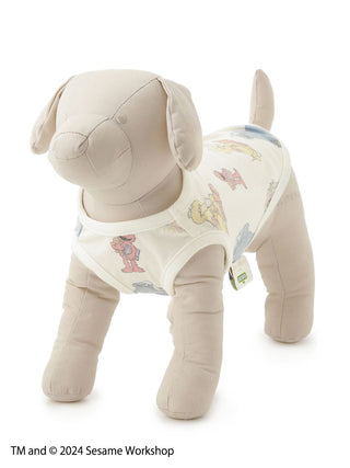 Sesame Street CAT&DOG  Pet Clothes in Off White, Premium Luxury Pet Apparel, Pet Clothes at Gelato Pique USA