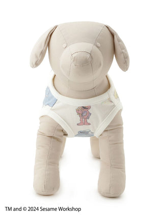 Sesame Street CAT&DOG  Pet Clothes in Off White, Premium Luxury Pet Apparel, Pet Clothes at Gelato Pique USA