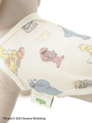 Sesame Street CAT&DOG  Pet Clothes in Off White, Premium Luxury Pet Apparel, Pet Clothes at Gelato Pique USA