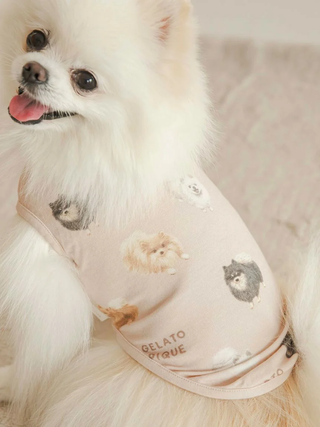 CAT&DOG Pomeranian Print Pullover