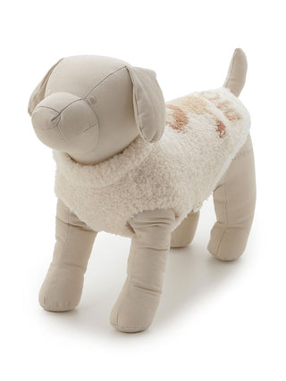 Plush dog mannequin wearing CAT&DOG Baby Moco Animal Pet Clothes for babies and pets, featuring soft fabric and cute design.