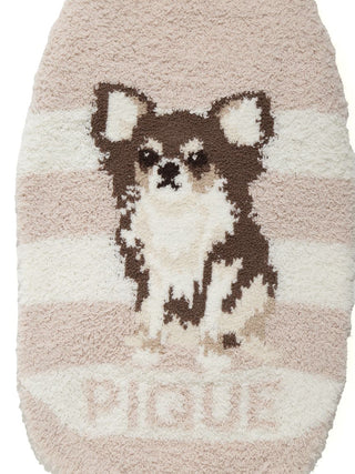 Gelato Pique USA beige and cream chihuahua-themed baby pet clothes, premium loungewear and sleepwear by CAT&DOG.