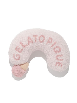 Alt Tag: Premium Gelato Pique USA ice motif pet pillow in soft pink, ideal for loungewear and sleepwear comfort.