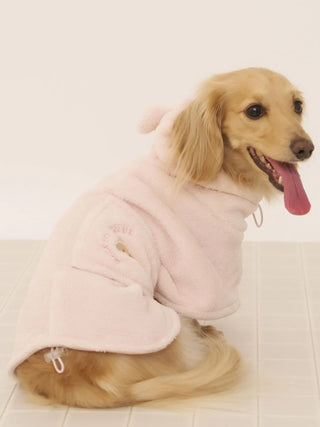 CAT&DOG Polar Bear Ice Motif Microfiber Gown