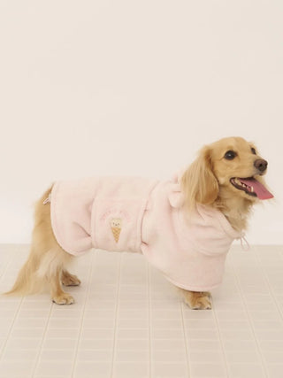 CAT&DOG Polar Bear Ice Motif Microfiber Gown