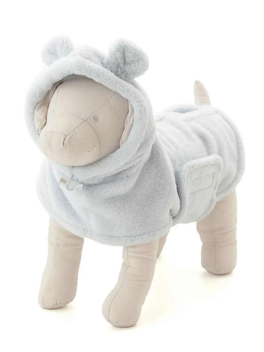 CAT&DOG Polar Bear Ice Motif Microfiber Gown