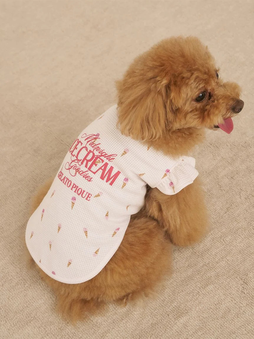 CAT&DOG Ice Cream Waffle Pet Clothes