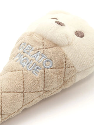 Premium Gelato Pique USA Bear Ice Toy for cat and dog, featuring quilted design, ideal for loungewear and sleepwear enthusiasts.