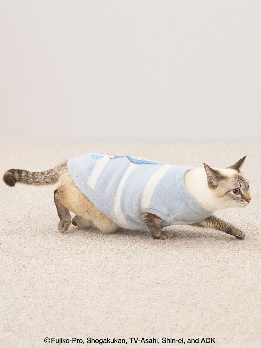 Doraemon Cat & Dog Jacquard Pullover
