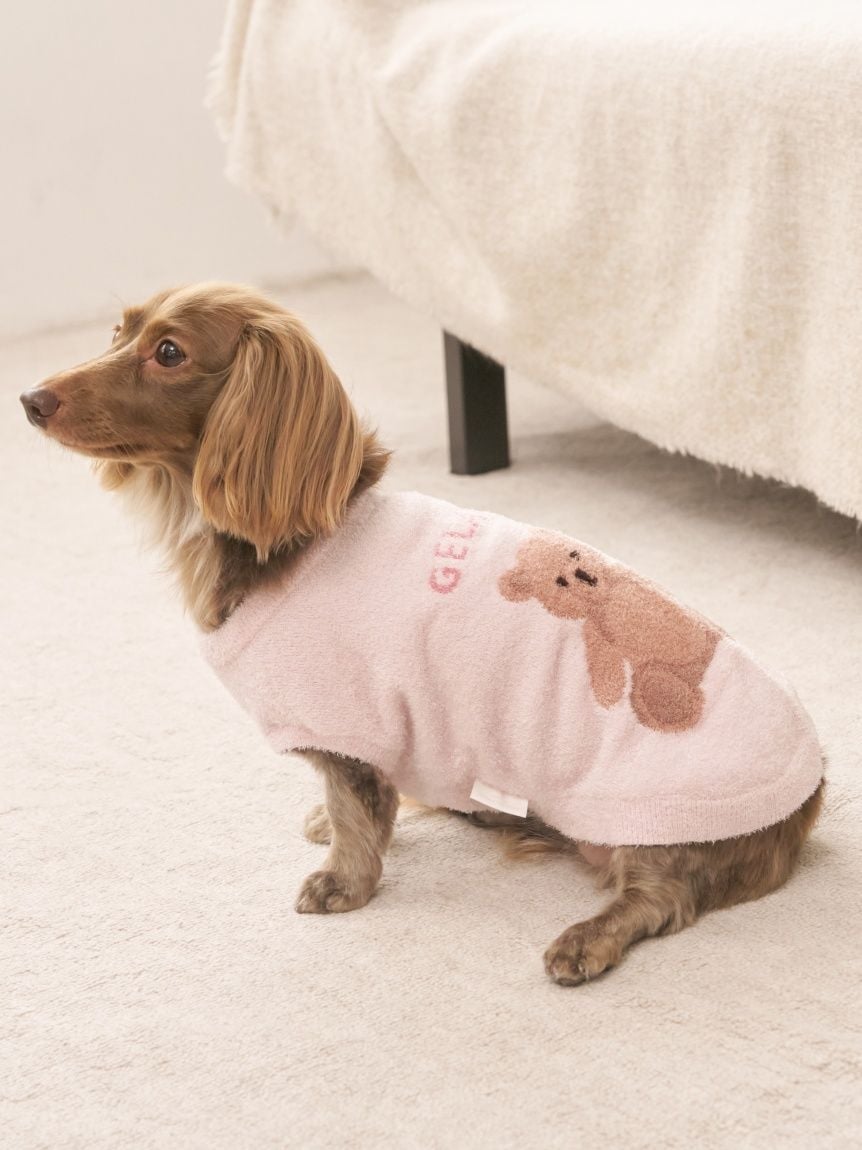 CAT&DOG Smoothie Bear Jacquard Pullover