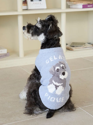 [CAT&DOG] Baby Moco Schnauzer Jacquard Pet Pullover