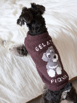 [CAT&DOG] Baby Moco Schnauzer Jacquard Pet Pullover