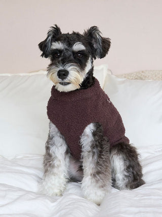 [CAT&DOG] Baby Moco Schnauzer Jacquard Pet Pullover