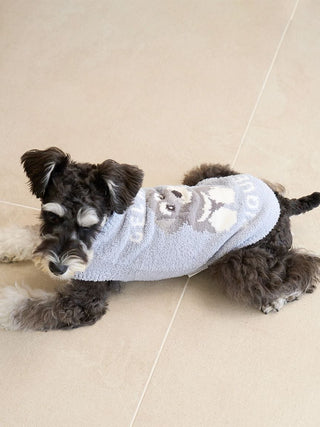 [CAT&DOG] Baby Moco Schnauzer Jacquard Pet Pullover