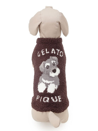 [CAT&DOG] Baby Moco Schnauzer Jacquard Pet Pullover