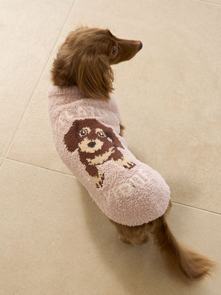 [CAT&DOG] Baby Moco Dachshund Jacquard Pet Pullover