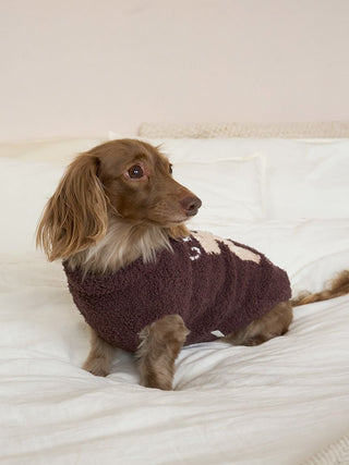 [CAT&DOG] Baby Moco Dachshund Jacquard Pet Pullover
