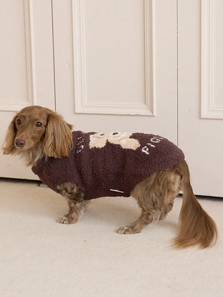 [CAT&DOG] Baby Moco Dachshund Jacquard Pet Pullover