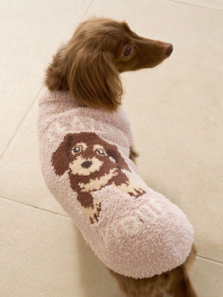 [CAT&DOG] Baby Moco Dachshund Jacquard Pet Pullover