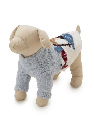 [HOLIDAY][CAT&DOG] Skiing Bear Jacquard Pet Pullover