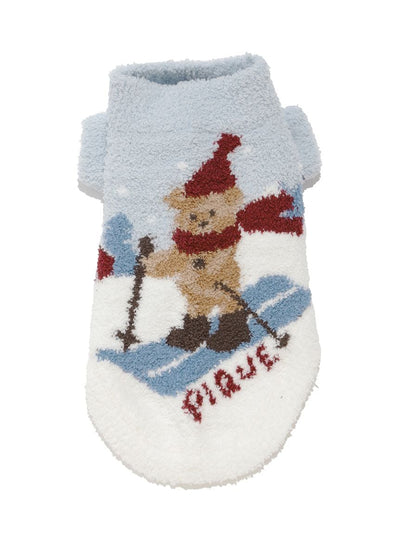 [HOLIDAY][CAT&DOG] Skiing Bear Jacquard Pet Pullover gelato pique