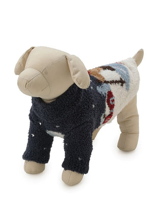 [HOLIDAY][CAT&DOG] Skiing Bear Jacquard Pet Pullover