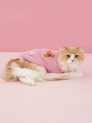 [CAT&DOG] Baby Moco Teddy Bear Sagara Pet Pullover
