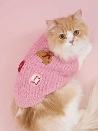 [CAT&DOG] Baby Moco Teddy Bear Sagara Pet Pullover