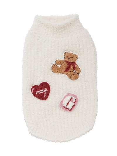 [CAT&DOG] Baby Moco Teddy Bear Sagara Pet Pullover gelato pique
