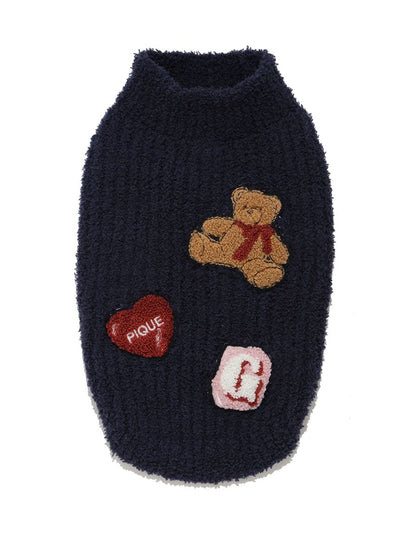 [CAT&DOG] Baby Moco Teddy Bear Sagara Pet Pullover gelato pique