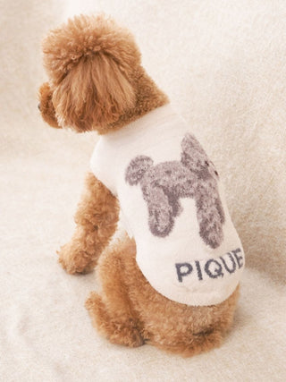 [CAT & DOG] Smoothie Toy Poodle Jacquard Pullover