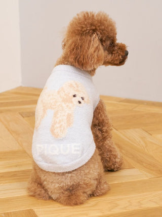 [CAT & DOG] Smoothie Toy Poodle Jacquard Pullover