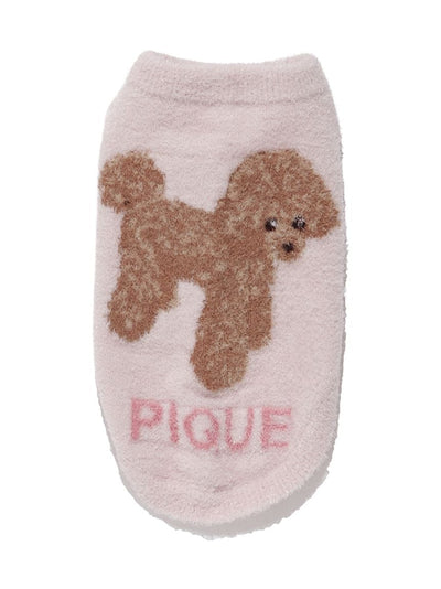 [CAT & DOG] Smoothie Toy Poodle Jacquard Pullover gelato pique