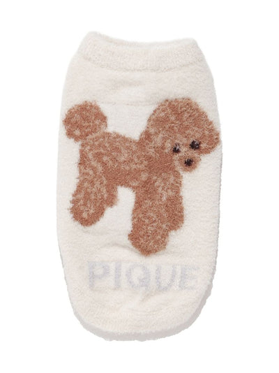 [CAT & DOG] Smoothie Toy Poodle Jacquard Pullover gelato pique