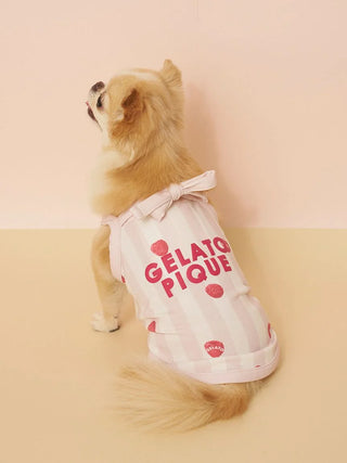 [CAT&DOG] Striped Cool Fabric Pet Pullover