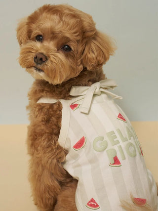 [CAT&DOG] Striped Cool Fabric Pet Pullover