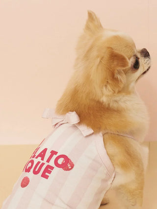 [CAT&DOG] Striped Cool Fabric Pet Pullover