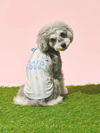[CAT&DOG] Striped Cool Fabric Pet Pullover