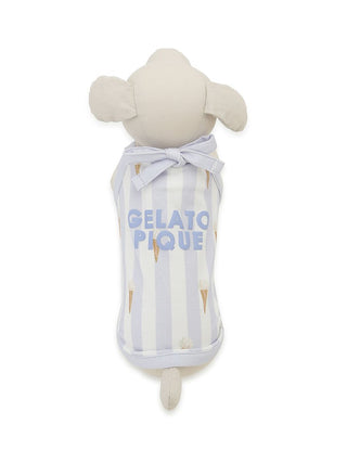 [CAT&DOG] Striped Cool Fabric Pet Pullover