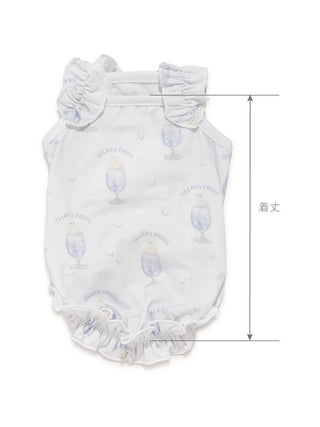 [CAT&DOG] Polar Bear Dessert Cool Fabric Pet Pullover