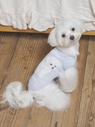 [CAT&DOG] Smoothie Maltese Printed Pet Pullover