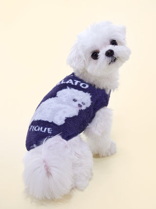 [CAT&DOG] Smoothie Maltese Printed Pet Pullover