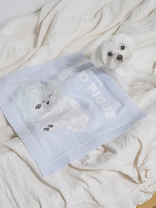 [CAT&DOG] Maltese Printed Pet Blanket