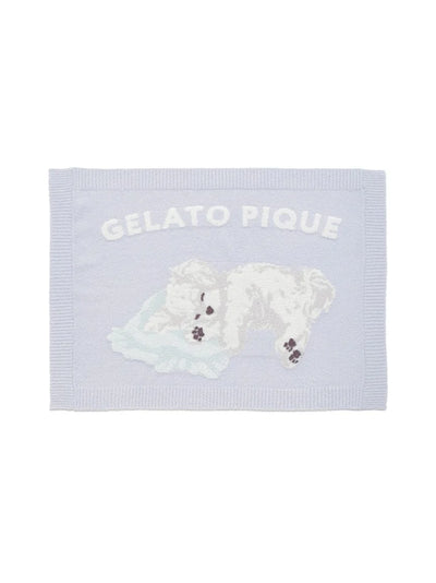 [CAT&DOG] Maltese Printed Pet Blanket gelato pique