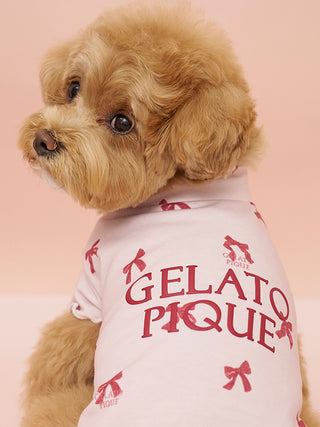 [CAT & DOG] Rayon Girly Motif Jacquard Pet Pullover - view 13